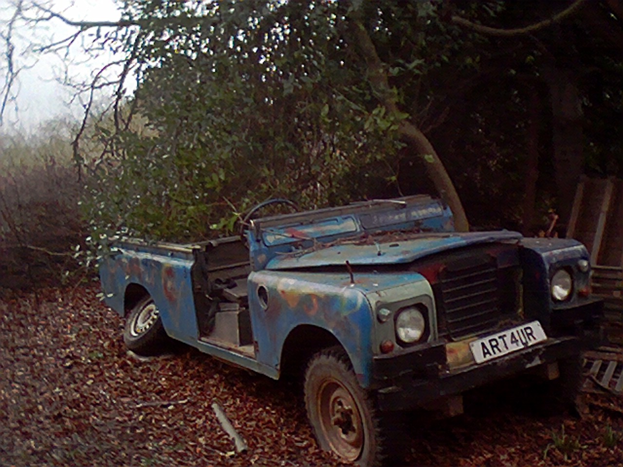 Landrover LWB Pick up 1975 Scrapped