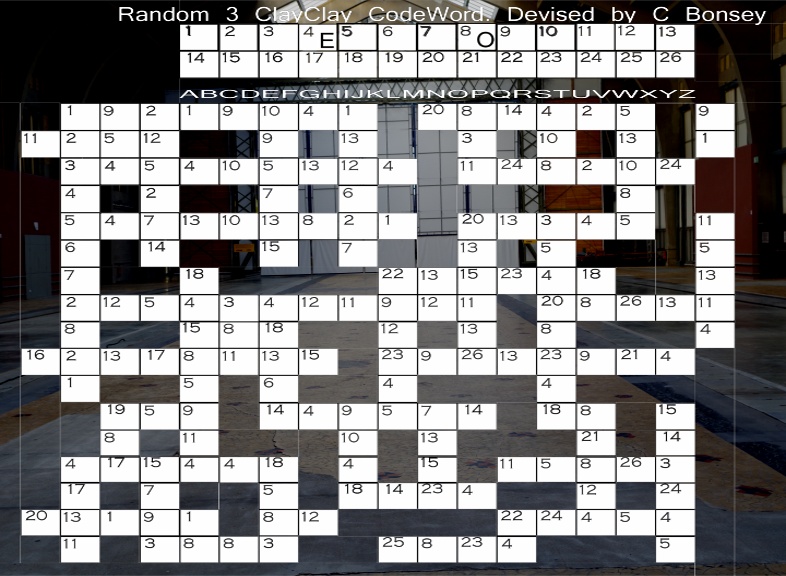 ClayClay Codeword Random 3 by C Bonsey
