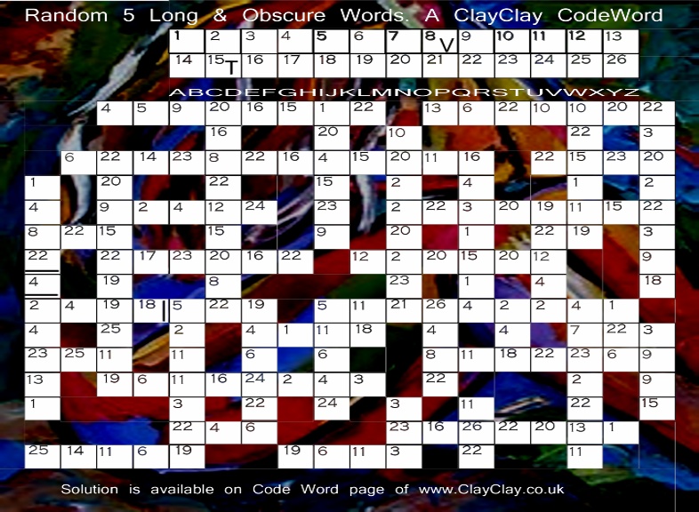 ClayClay Codeword Random  5 Obscure