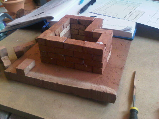 Small Albert Barracks. Clay Clay Miniature Brick Building Kit