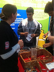 ClayClay mini bricks used on the Federation of Master Builders Stand at Excel's WorldSkills Show Early October 2011. Visitors to the FMB stand helped build the model house