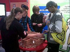 ClayClay mini bricks used on the Federation of Master Builders Stand at Excel's WorldSkills Show Early October 2011. Visitors to the FMB stand helped build the model house
