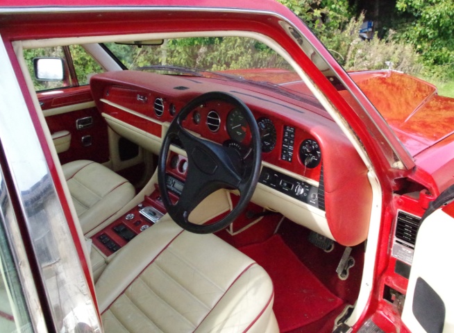 Vermillion Bentley Turbo R 1989 model year  15,600 Recorded miles ONLY. Believed to be genuine judging by engine compression statistics Rumoured to be originally  Owned  by Malaysian Royal Family. Runs well but needs work on body for MOT. To be recommissioned over autumn 2016.  Interior beige and many extra inlay wood panels.  Another fabulous gentlemans hot rod with added bling.