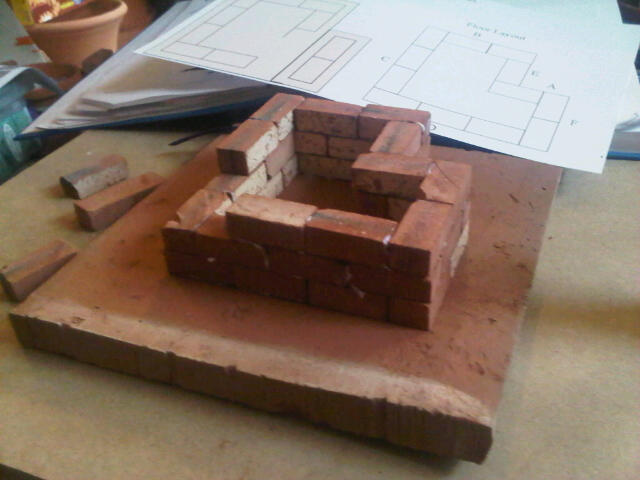 Small Albert Barracks. Clay Clay Miniature Brick Building Kit