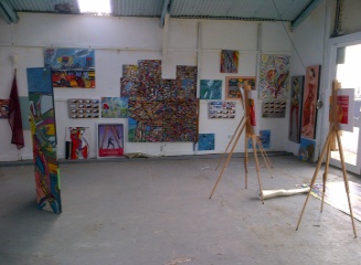 Big Art All Summer Exhbition is at Wight Marine, Embankment Rd, Bembridge, Isle of Wight. Picture taken 11th June 2015. Gallery is forwever being altered throughout the summer with new artworks, an ArtCar and new artists 
