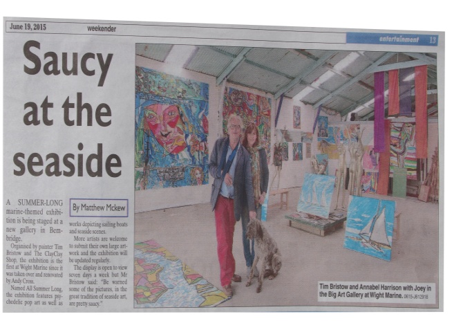 Isle of Wight County Press Article 19 th June 2015