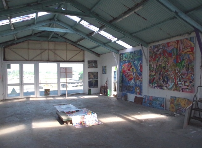Big Art All Summer Exhbition is at Wight Marine, Embankment Rd, Bembridge, Isle of Wight. PO35 Picture taken 23rd May 2015. Gallery is forever being altered throughout the summer with new artworks, an ArtCar and new artists 