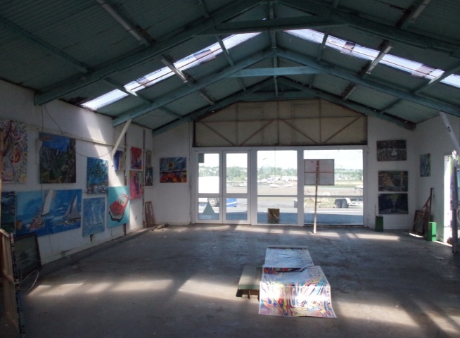 Big Art All Summer Exhbition is at Wight Marine, Embankment Rd, Bembridge, Isle of Wight. PO35 Picture taken 23rd May 2015. Gallery is forever being altered throughout the summer with new artworks, an ArtCar and new artists 