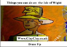 'Dress Up' 'Things you can't and can do in  IW' Postcard based on original painting by BB Bango