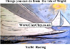 'Yacht Racing' 'Things you can't and can do from IW' Postcard based on original painting by BB Bango