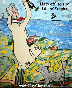 Hats off to the Isle of Wight. Based on original painting by BB Bango