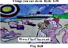 'Play Ball' 'Things you can't and can do in Ryde' Postcard based on original painting by BB Bango
