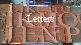 Clay Clay Terracotta Lettering