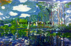 'Reflections' Based on original painting by BB Monet Bango