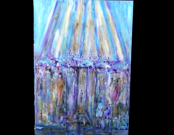'House of Fashion' by  Barbara Gould. Original Oil on canvas. 73*100cm �240. 