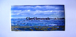 One of a 'Sand and Sail' views on 18*14cm Canvas and Wide White frame. Mike Miller Seaview Based Artist in many mediums onto canvas, card and terracotta. On display in Bembridge shop. �800