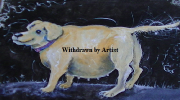 'Faithful Lab' by Kate Gooden Acrylic Original on box canvas 25*30cm �40. 