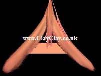 'Letter A study for a Nude Alphabet' by BB Bango.   Up to 25 Letters or numbers put onto a postcard �5 and E mailed back to you.