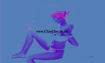 'Blue and model'