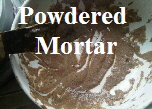ClayClay Powdered Mortar, 200g. Mix to a thick paste with water using a small knife or similar. Butter on to mini or maxi bricks. Point up between individual bricks. Clean off excess with damp sponge and let whole structure dry hard to make a semi permanent building. If you want to start again, put whole structure in water and let mortar dissolve. If you want more permanent add some cement to powdered mortar approx 15% ClayClay Powdered Mortar, 200g. Mix to a thick paste with water using a small knife or similar. Butter on to mini or maxi bricks. Point up between individual bricks. Clean off excess with damp sponge and let whole structure dry hard to make a semi permanent building. If you want to start again, put whole structure in water and let mortar dissolve. If you want more permanent add some cement to powdered mortar approx 15%