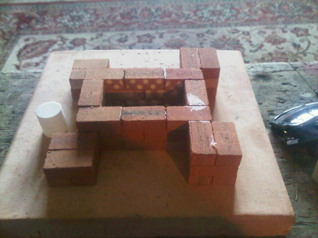 Small Castle Clay Clay Brick Building Kit.