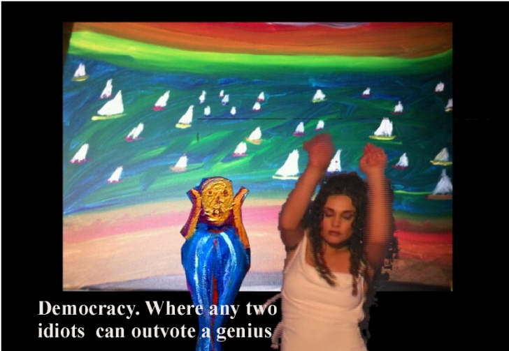 Sayings democracy 45p
