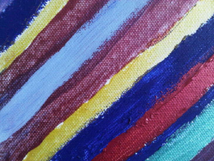 Acrylic on canvas Stripes 130*130mm �10