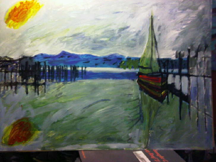 Acrylic on paper French 2 700*510mm �50