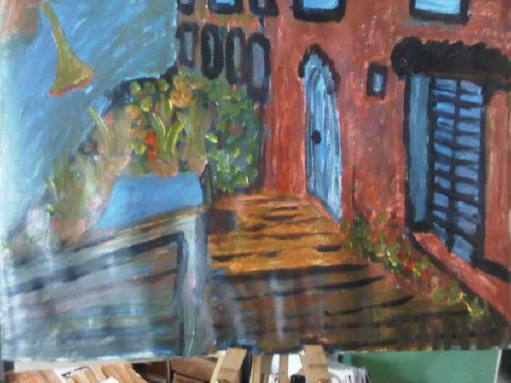 Acrylic on paper French 5 700*510mm �50