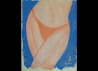 Acrylic on paper Bikini 1 Framed' Inspired by Chuck Miller 400*500mm 30