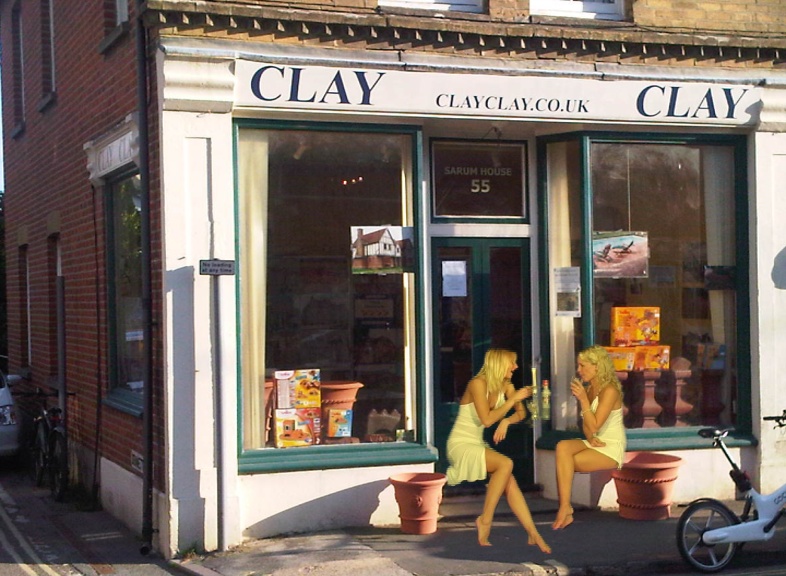 Clay Clay Shop showing models