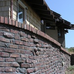 Historical bricks and pavers from Purrington Brickyards in the Iowa, United States of America