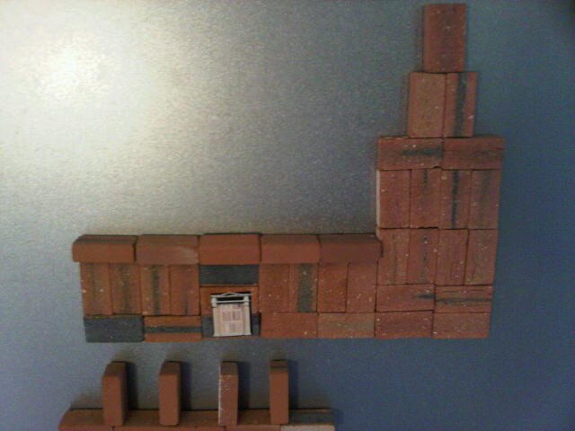 Clay Clay Miniature Brick Fridge Magnet kit. English Church