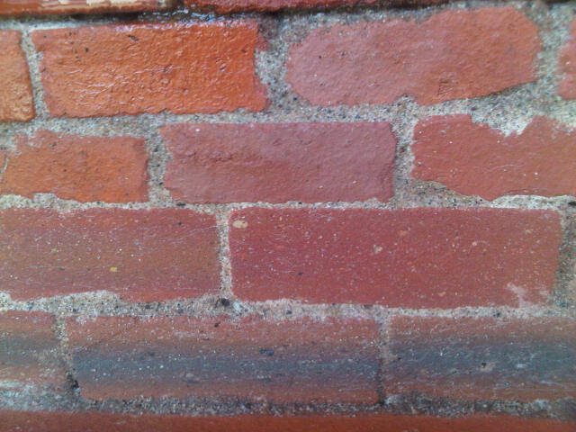 Mortared in Mini and Maxi bricks  using powdered mortar