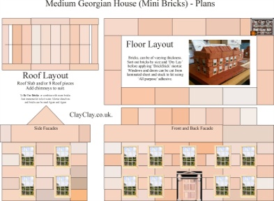 Medium Georgian House. Plans