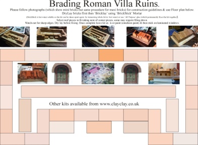  Brading Roman Villa Ruins Plans
