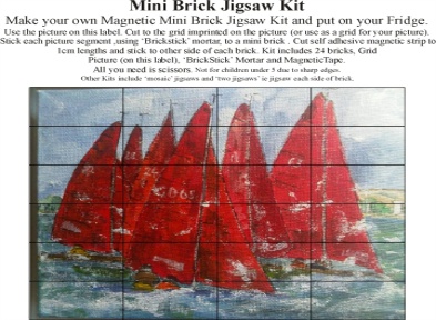 Mini Brick Jigsaws. from £6.99 each