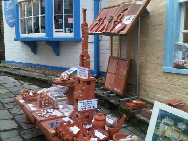 Fantasy Tower at the ClayClay Shop in Quay St, Lymington, Hampshire. If you knock it down penalty �2