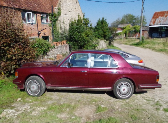 Burgundy Bentley Turbo R 1986 model year  Genuine 112,250 miles backed up by extensive history file and handbooks. Runs well. Mot til Sept 2017  Interior White and red leather.  Over �7,950. A beautiful 'Gentlemans Hot Rod' and so much value for money
