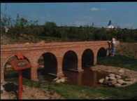 York Handmade Brick miniature bricks made for model Aquaduct at Gateshead Garden Festival 1990