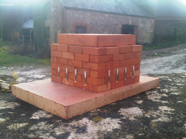 Small Albert Barracks. Clay Clay Miniature Brick Building Kit